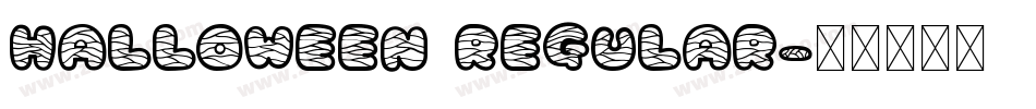 Halloween Regular字体转换